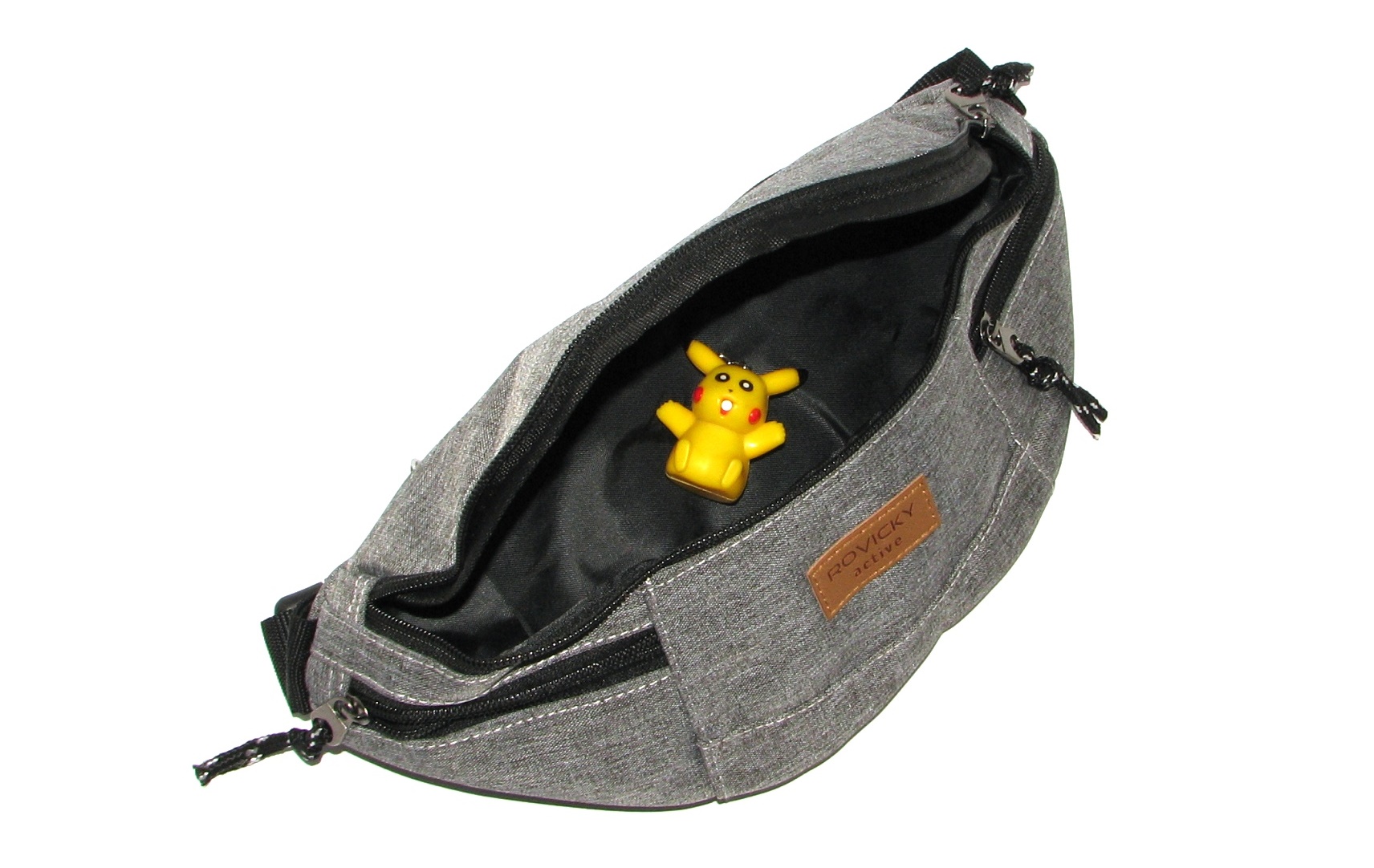 Сумка на пояс (бананка) Rovicky BAG-WB-01-3989 GREY Сумка на пояс (бананка) Rovicky BAG-WB-01-3989 GREY